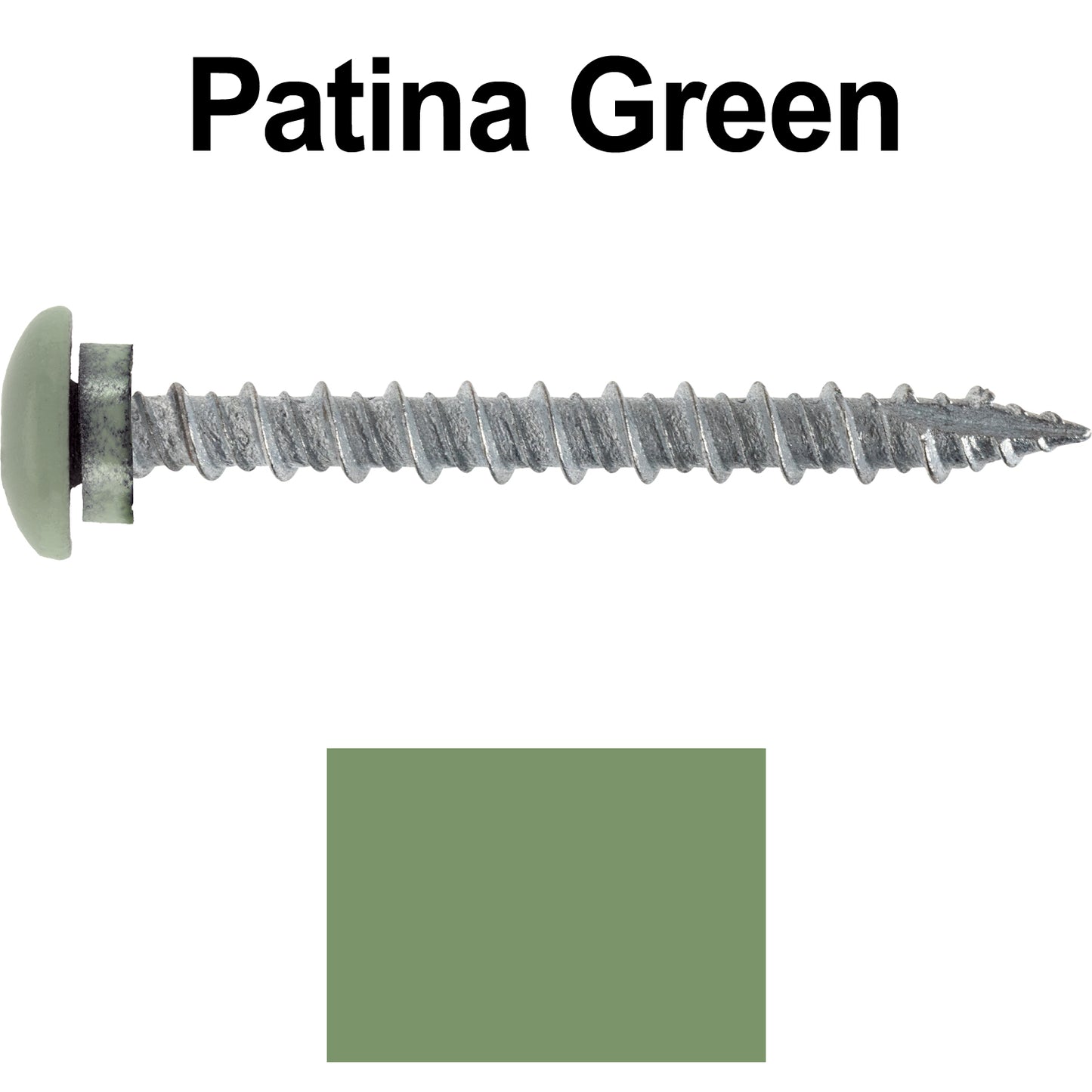 10 x 2" LOW PROFILE Star Head Roofing Screws - HI-LO Thread - Metal To Wood - T25 Torx Drive Head - EPDM washer.