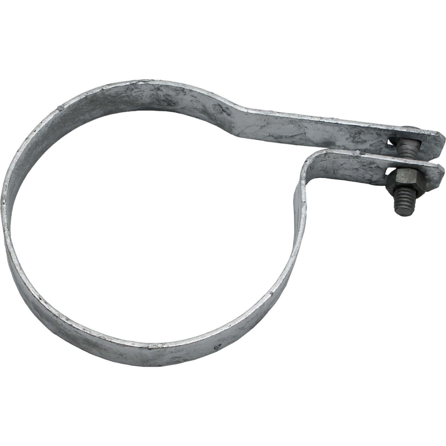 Tension Band for Chain Link Fence - Manufactured from Galvanized Steel to Prevent Rust. Tension Bands Wrap Around the Pipe on the Fence and Attach to a Tension Bar Holding the Chain Link Mesh