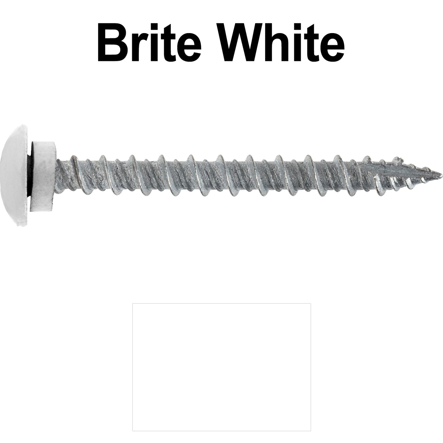 10 x 2" LOW PROFILE Star Head Roofing Screws - HI-LO Thread - Metal To Wood - T25 Torx Drive Head - EPDM washer.