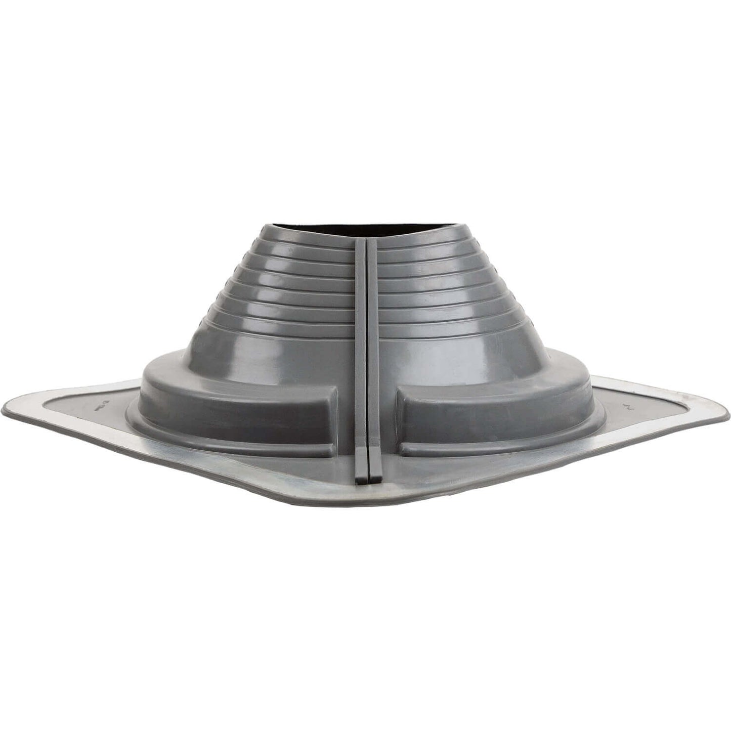 GRAY DEKTITE SQUARE BASE COMBO PIPE FLASHING BOOT: EPDM Square Base Flexible Pipe Flashing Dektite