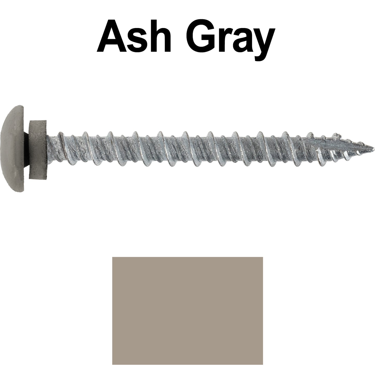 10 x 2" LOW PROFILE Star Head Roofing Screws - HI-LO Thread - Metal To Wood - T25 Torx Drive Head - EPDM washer.