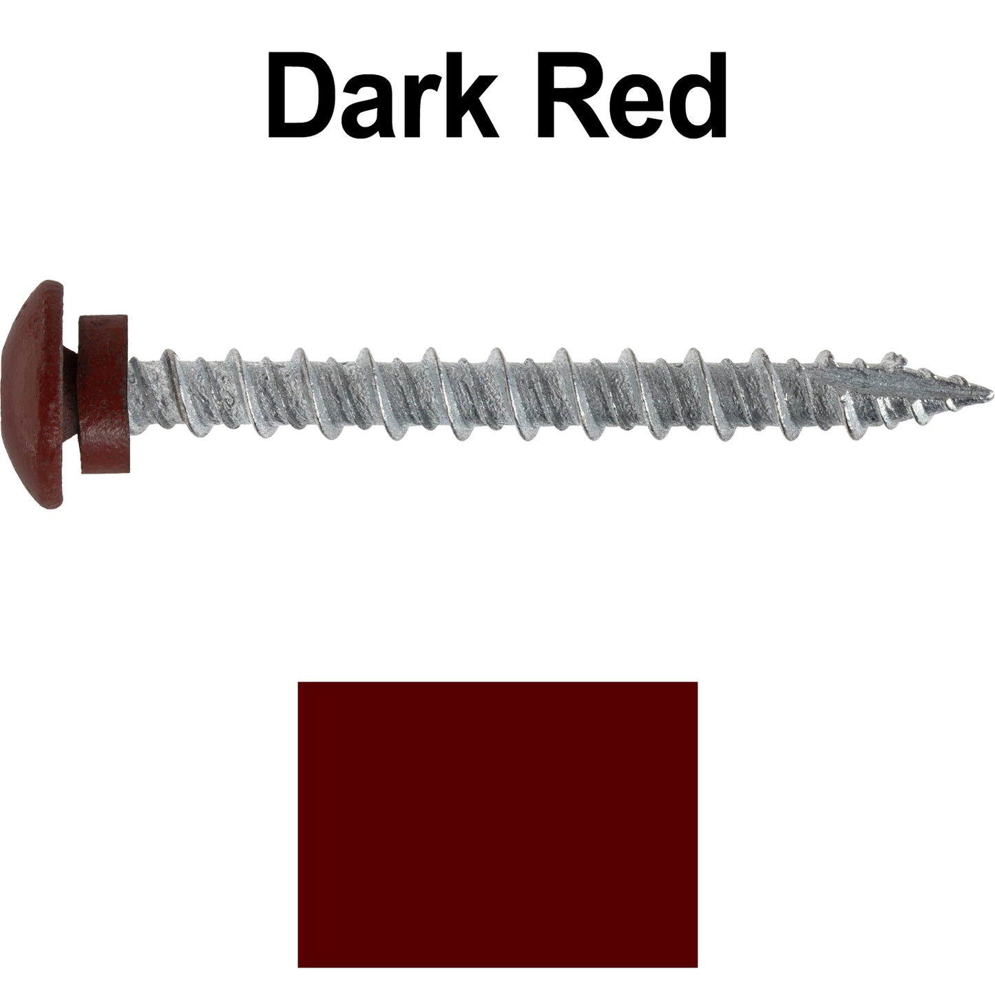 10 x 2" LOW PROFILE Star Head Roofing Screws - HI-LO Thread - Metal To Wood - T25 Torx Drive Head - EPDM washer.