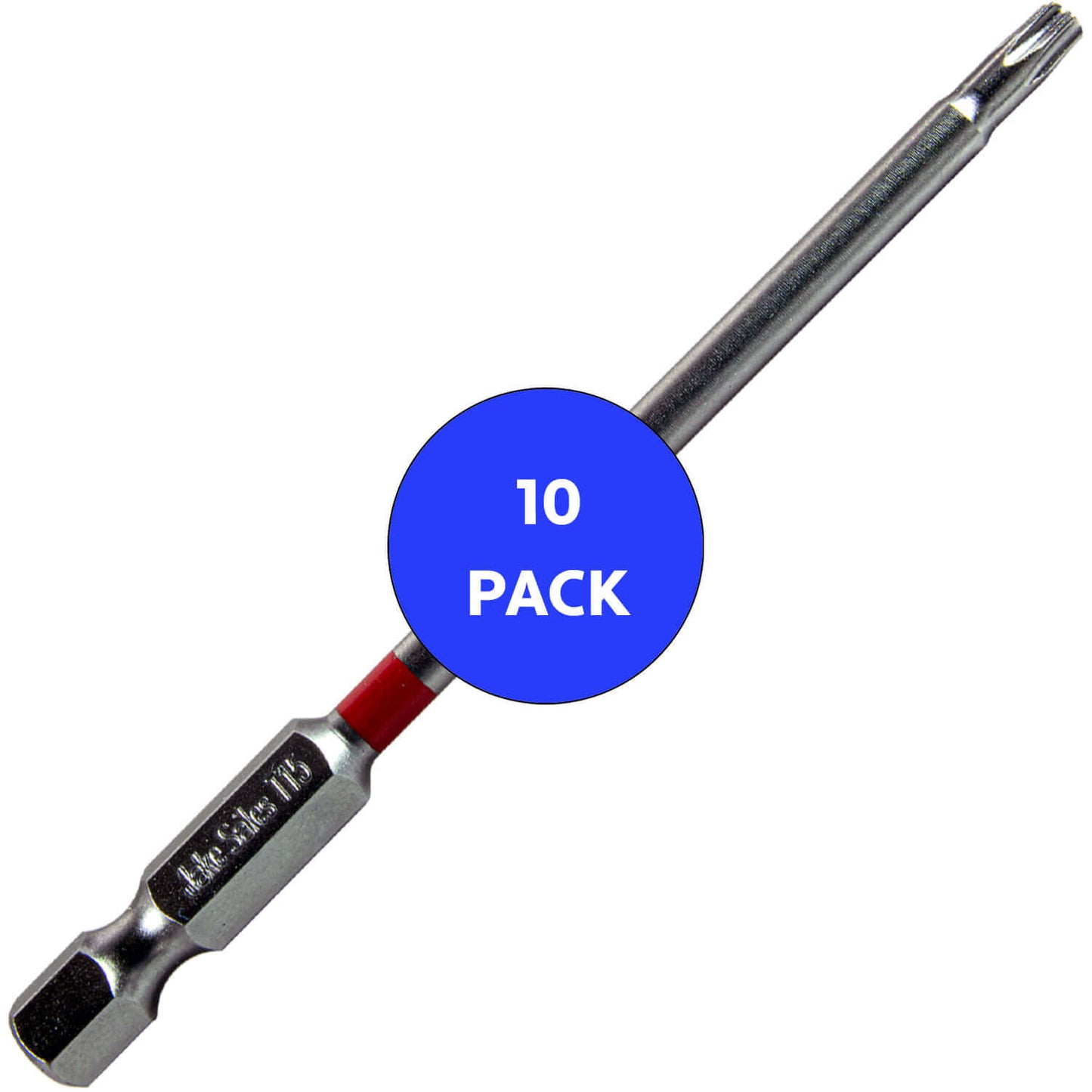 T15 (T-15) Torx/Star Driver Bit - Color Coded Torx/Star Drive Bit for Screws and Fasteners