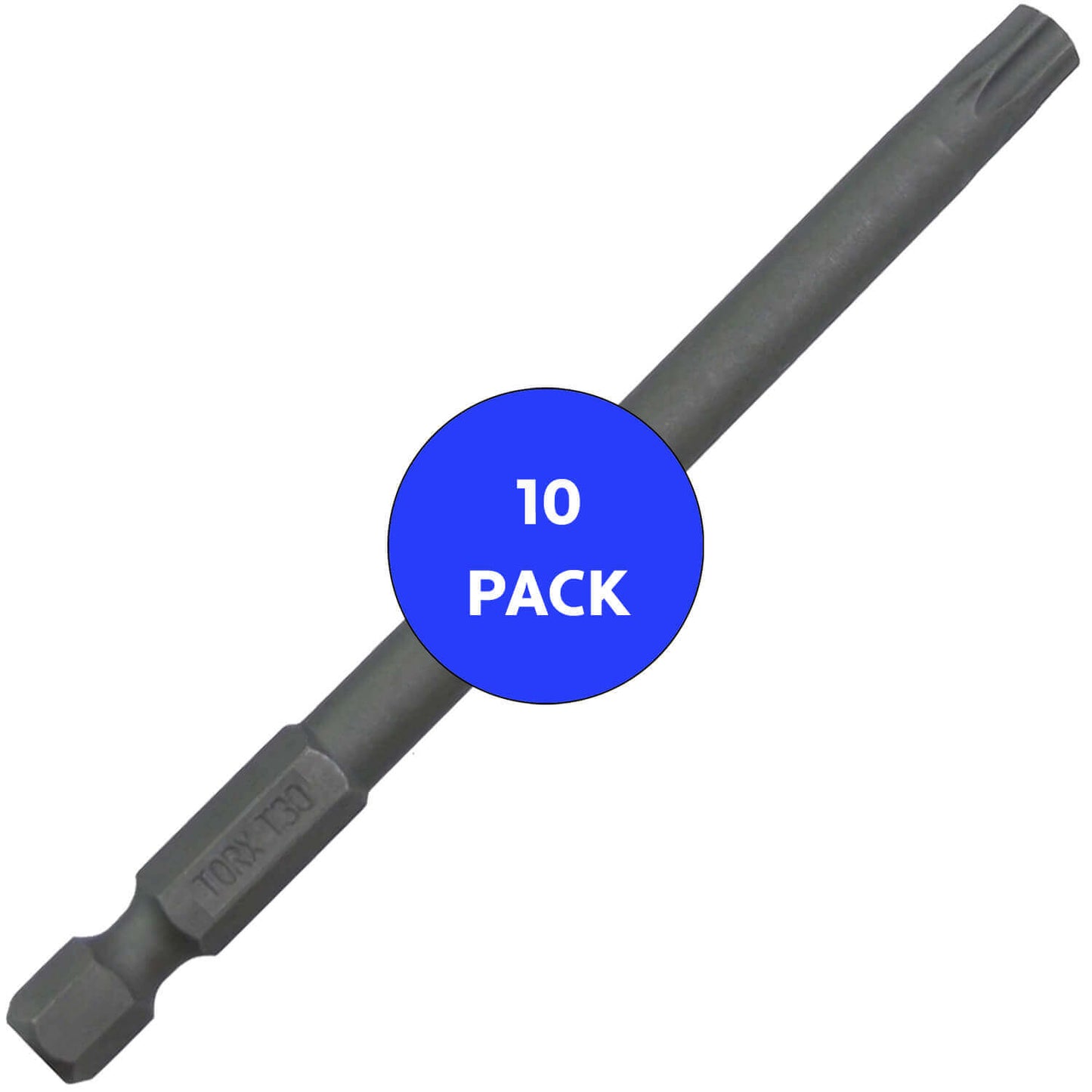 T30 (T-30) Torx/Star Driver Bit - Color Coded T30 Torx/Star Drive Bit for Screws and Fasteners Requiring T30 (T-30) Size Bits