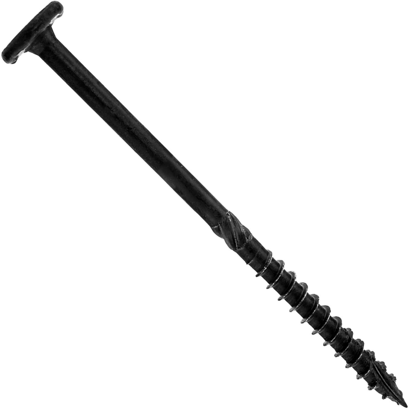 #15 Black Wafer Head Structural Lag Screws. Used for Log Construction, Timber Framing, Laminated Beams and Pole Barns Among Other Uses. T-30 Torx/Star Drive