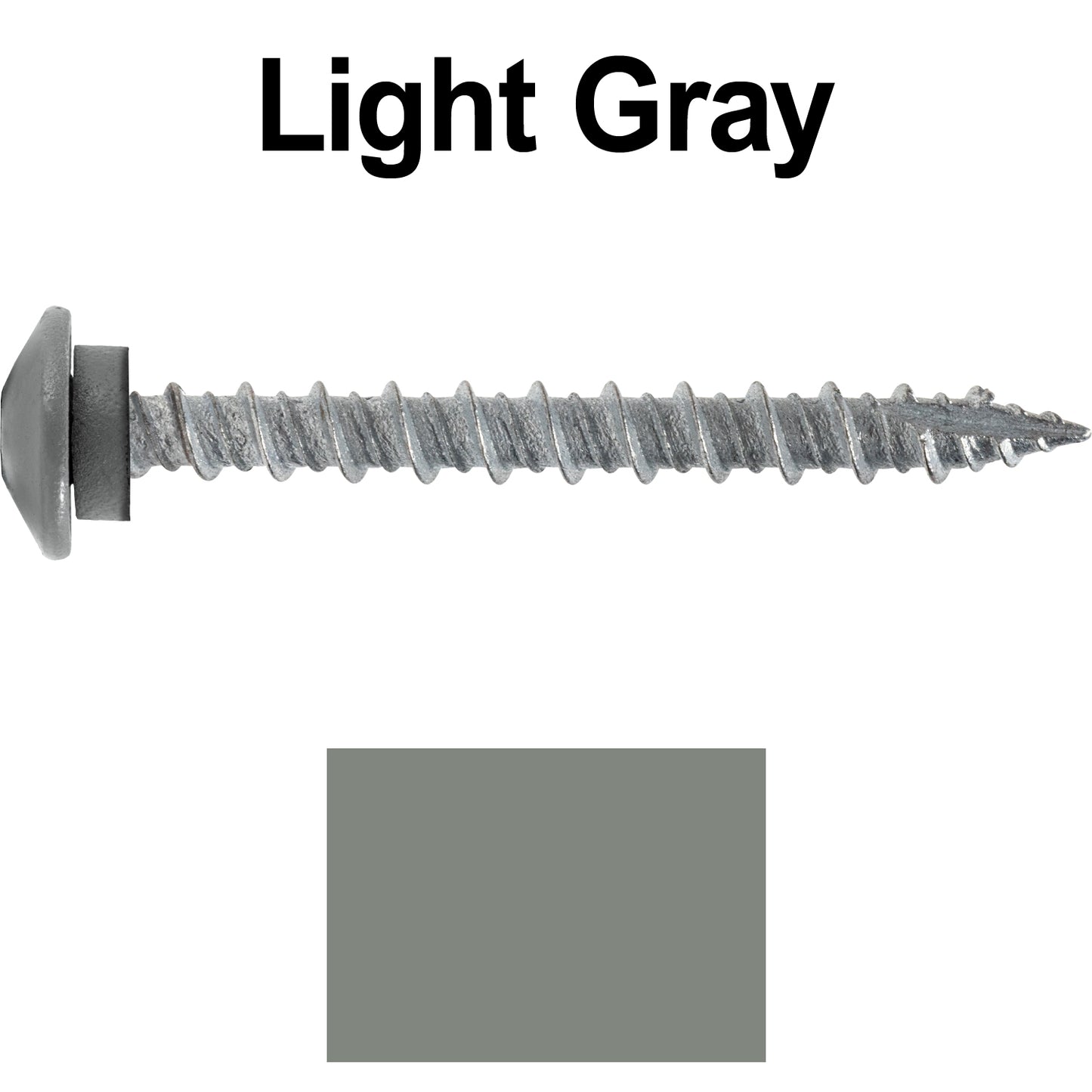 10 x 2" LOW PROFILE Star Head Roofing Screws - HI-LO Thread - Metal To Wood - T25 Torx Drive Head - EPDM washer.