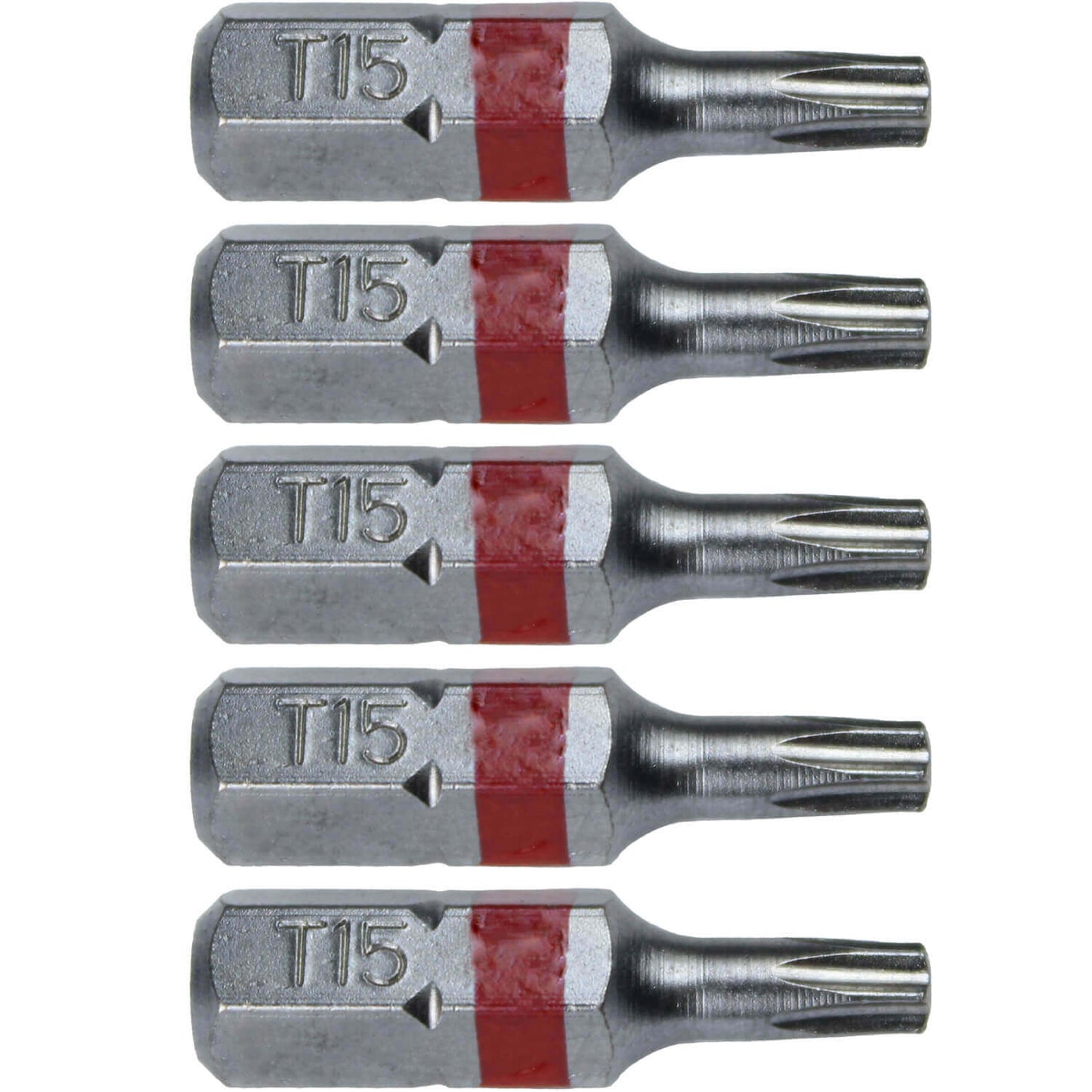 T15 (T-15) Torx/Star Driver Bit - Color Coded Torx/Star Drive Bit for Screws and Fasteners