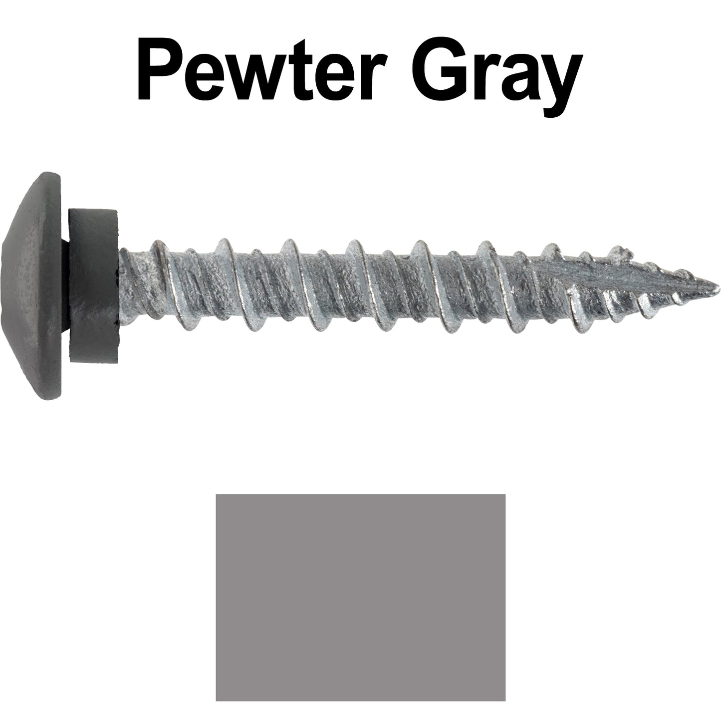 10 x 1-1/2” LOW PROFILE Star Head Roofing Screws - HI-LO Thread - Metal To Wood - T25 Torx Drive Head - EPDM washer