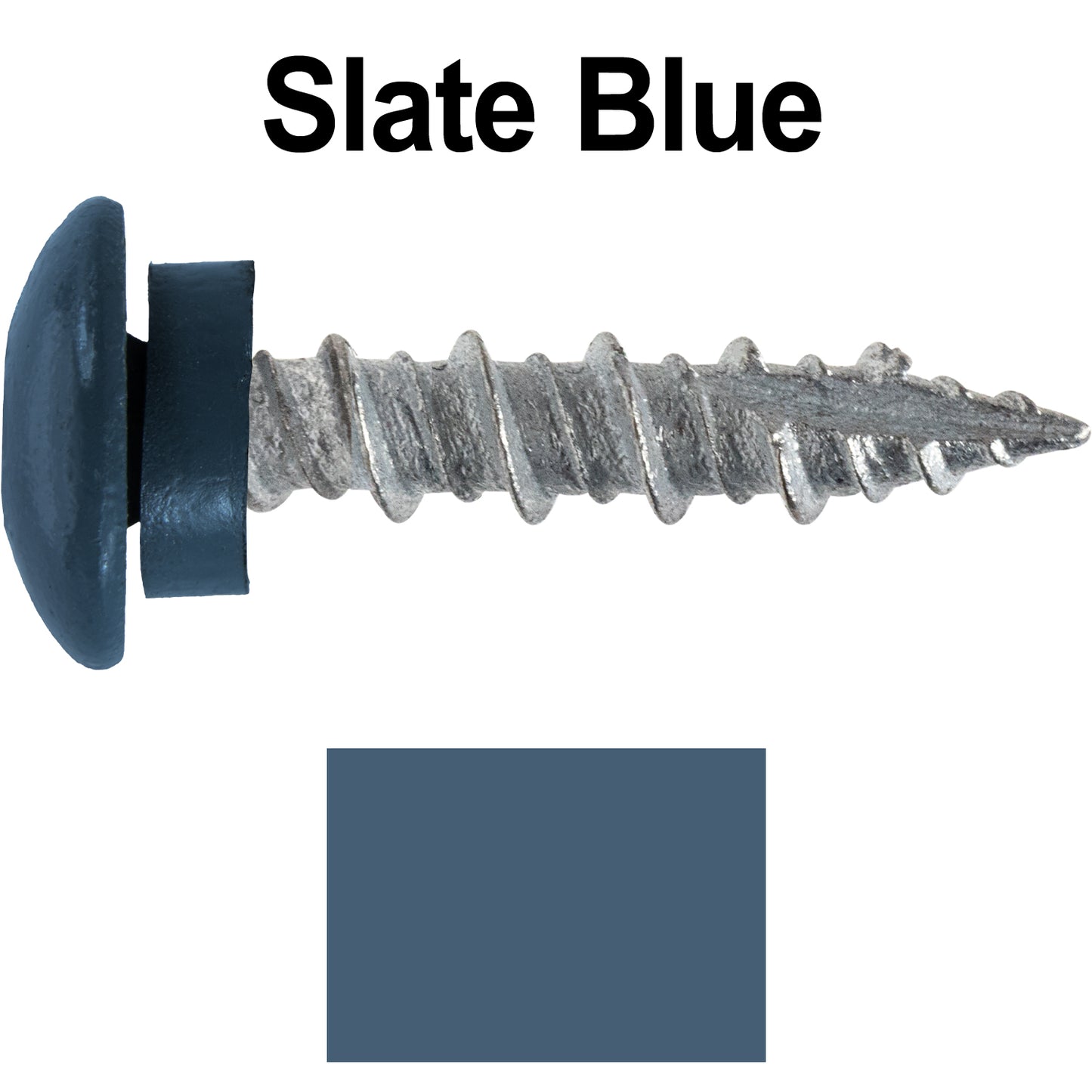 10 X 1" - LOW PROFILE Star Head Roofing Screws - HI-LO Thread - Metal To Wood - T25 Torx Drive Head - EPDM washer.