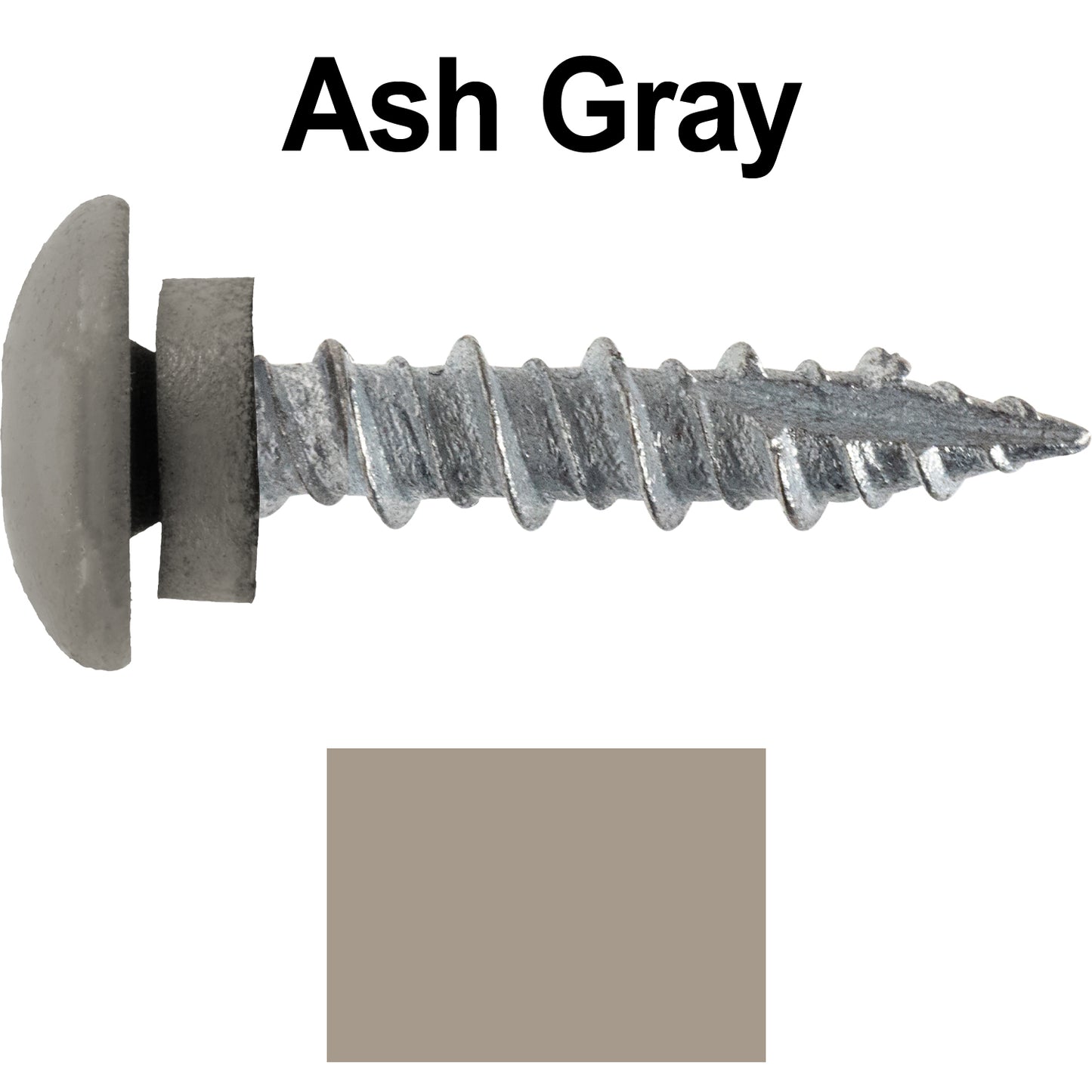 10 X 1" - LOW PROFILE Star Head Roofing Screws - HI-LO Thread - Metal To Wood - T25 Torx Drive Head - EPDM washer.