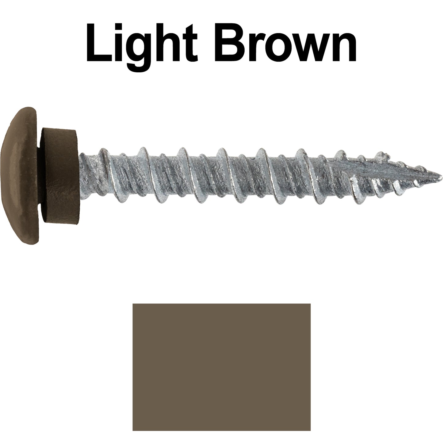 10 x 1-1/2” LOW PROFILE Star Head Roofing Screws - HI-LO Thread - Metal To Wood - T25 Torx Drive Head - EPDM washer