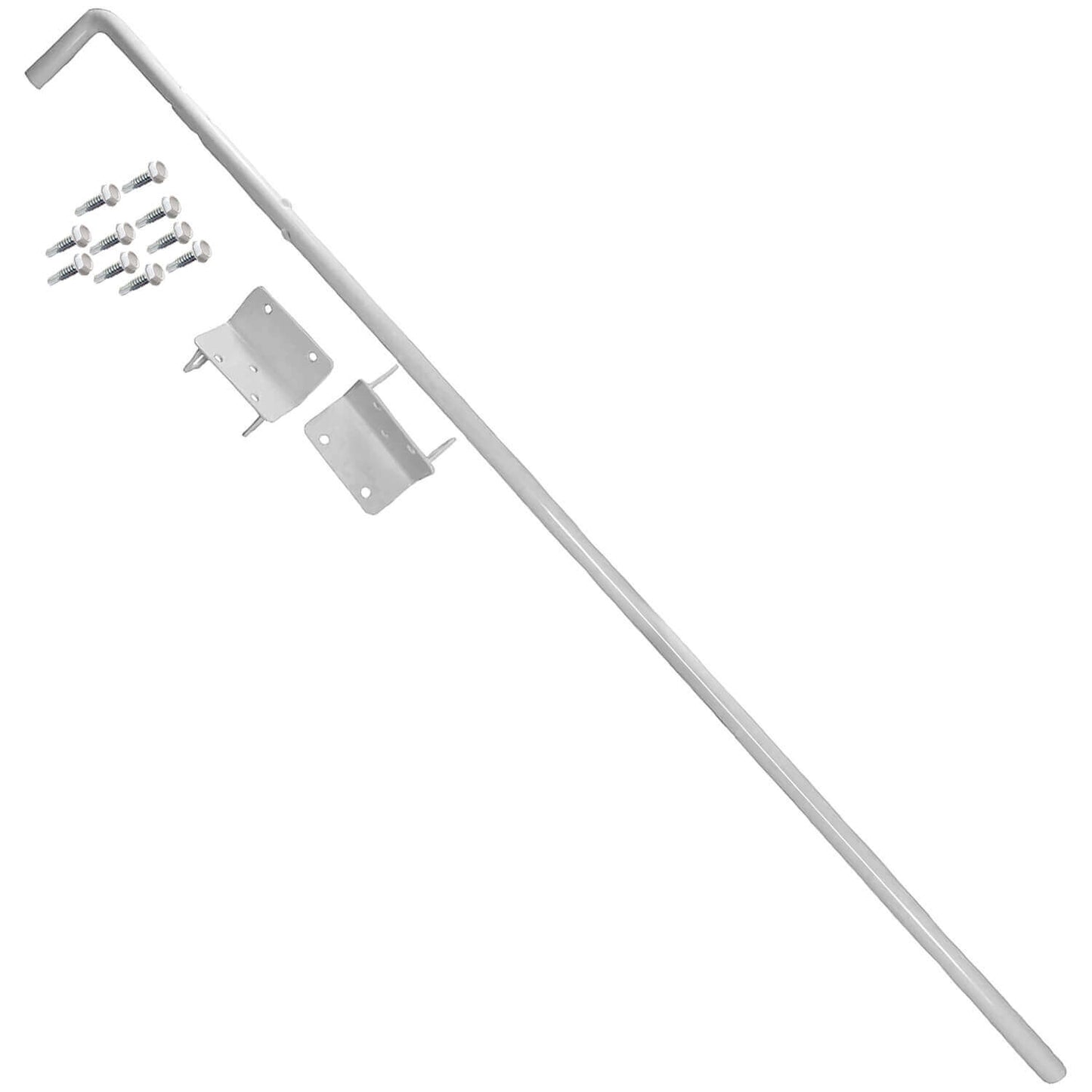 Vinyl Fence Gate Drop Rod - AKA Gate Drop Pin, Cane Bolt - Drop Rod -