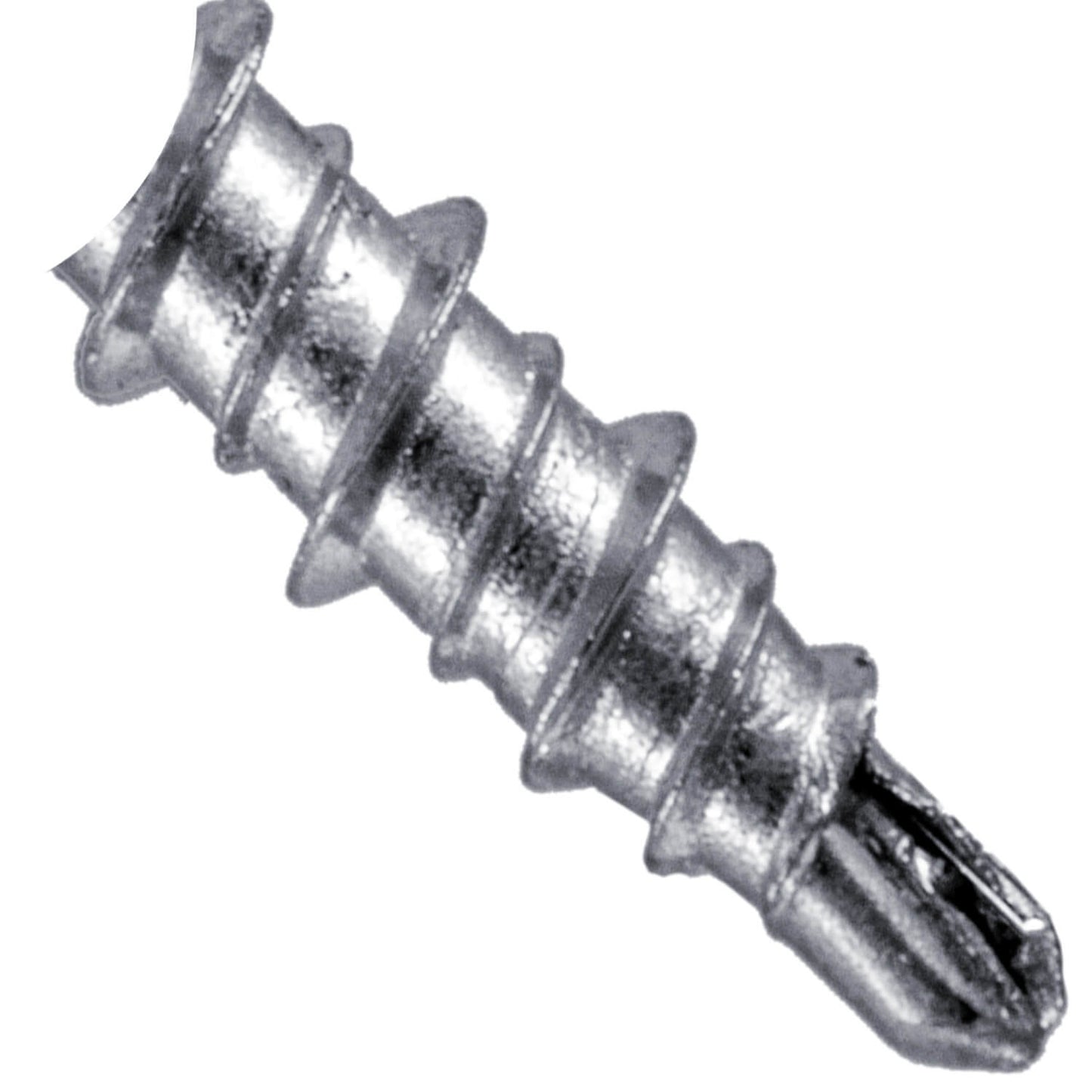 #10 x 1-1/2" Stainless Steel Mini Driller Sheet Metal Roofing Screw - Hex Washer Cap - Self starting metal to wood siding screws - EPDM washer. Colored head.