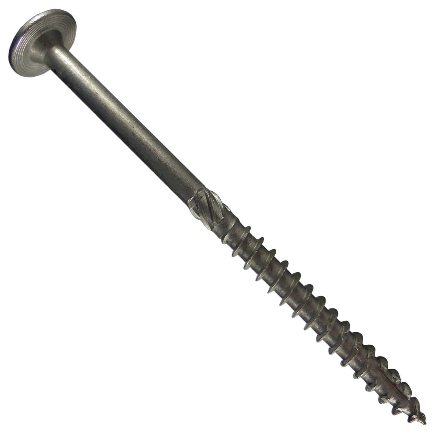 #15 Stainless Steel Construction Lag Screw T-30 Torx/Star Drive Heavy Duty Lag Screw - Modified Truss Washer Head