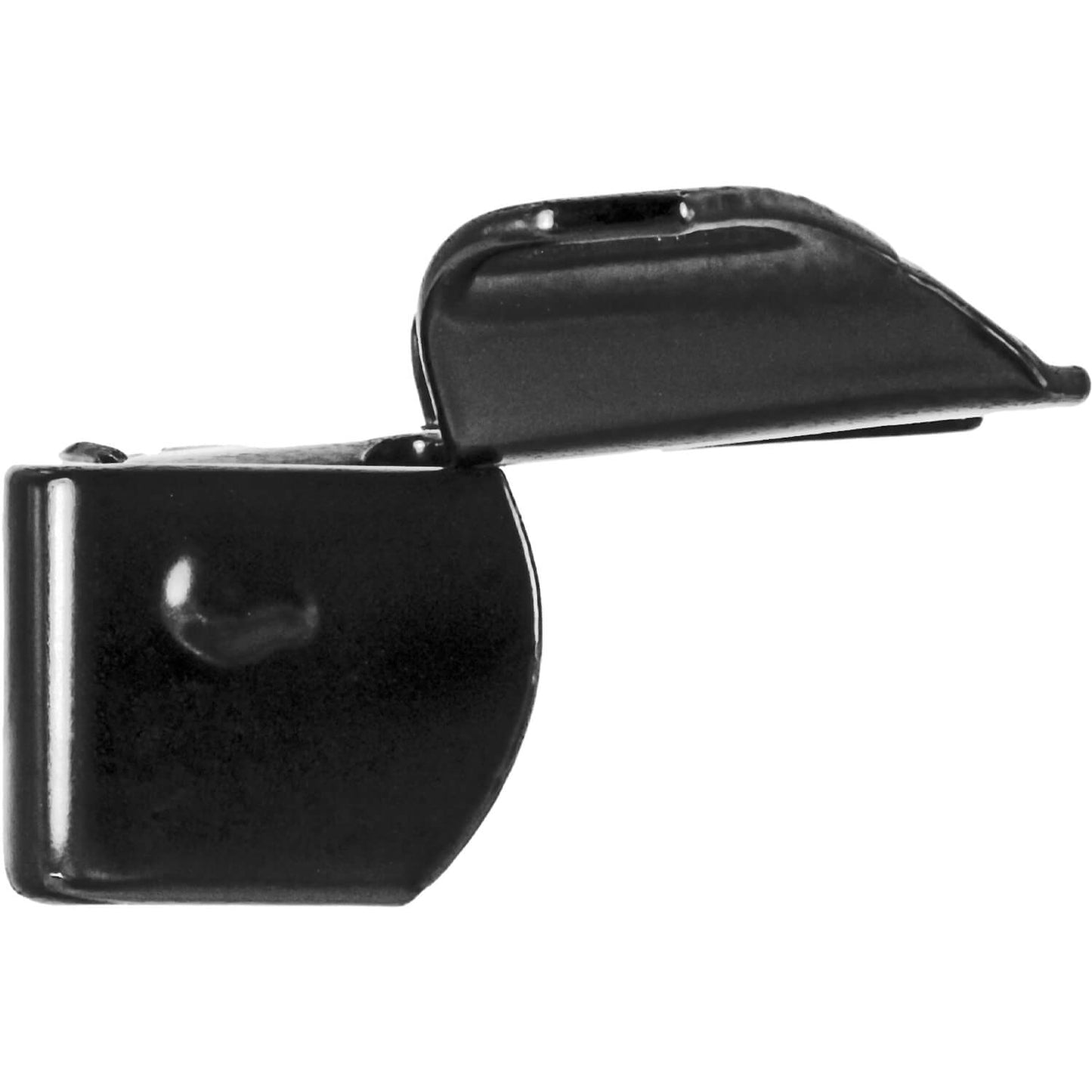BLACK Wall Mount 1-3/8" FLAT BACK BUTTERFLY Latch - Chain link Fence Gate Latching Hardware