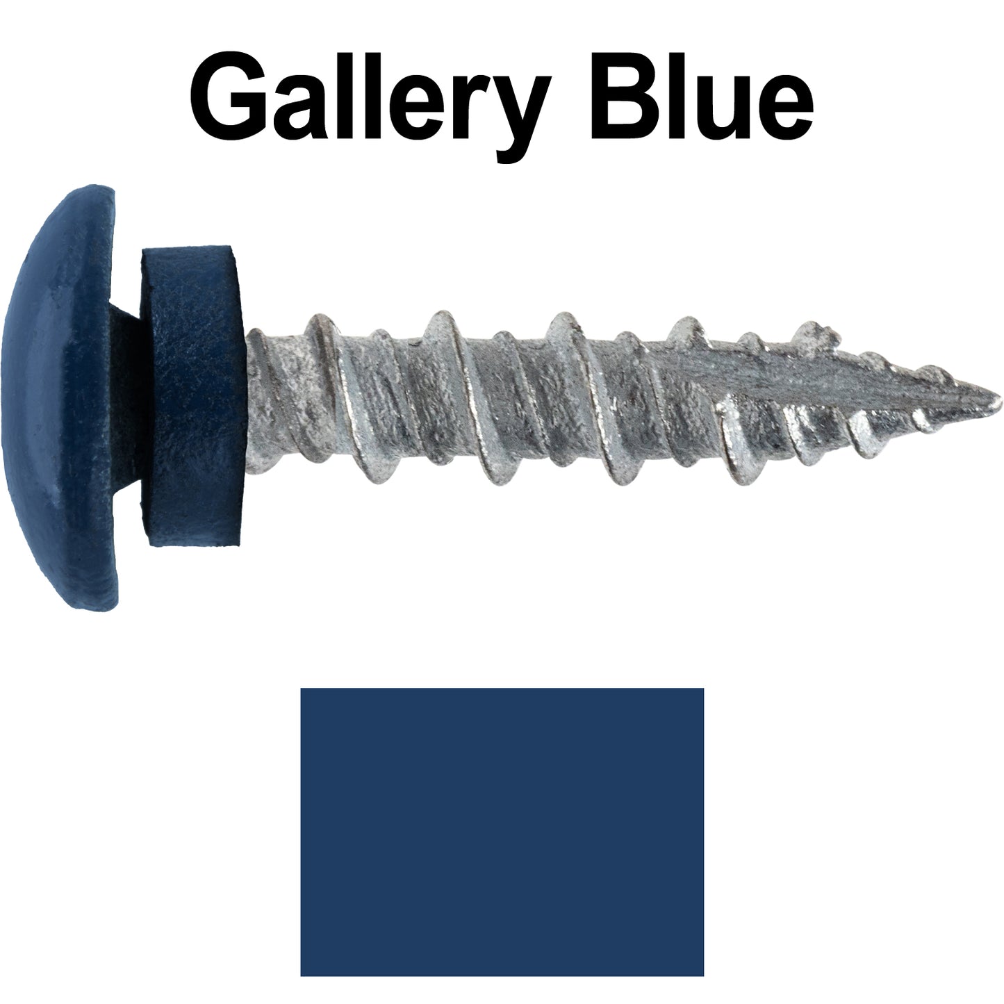 10 X 1" - LOW PROFILE Star Head Roofing Screws - HI-LO Thread - Metal To Wood - T25 Torx Drive Head - EPDM washer.