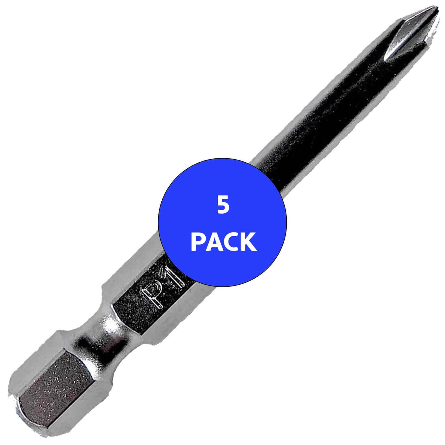 Phillips Driver Bits - with 1/4" Quick Change Shank