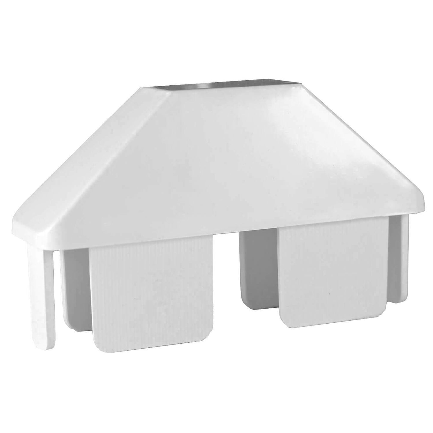 7/8" x 3" White Vinyl Picket Fence Caps