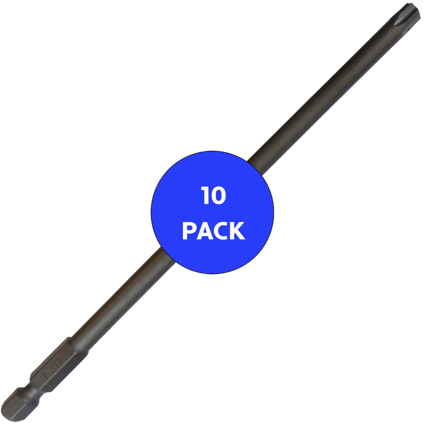 T30 (T-30) Torx/Star Driver Bit - Color Coded T30 Torx/Star Drive Bit for Screws and Fasteners Requiring T30 (T-30) Size Bits