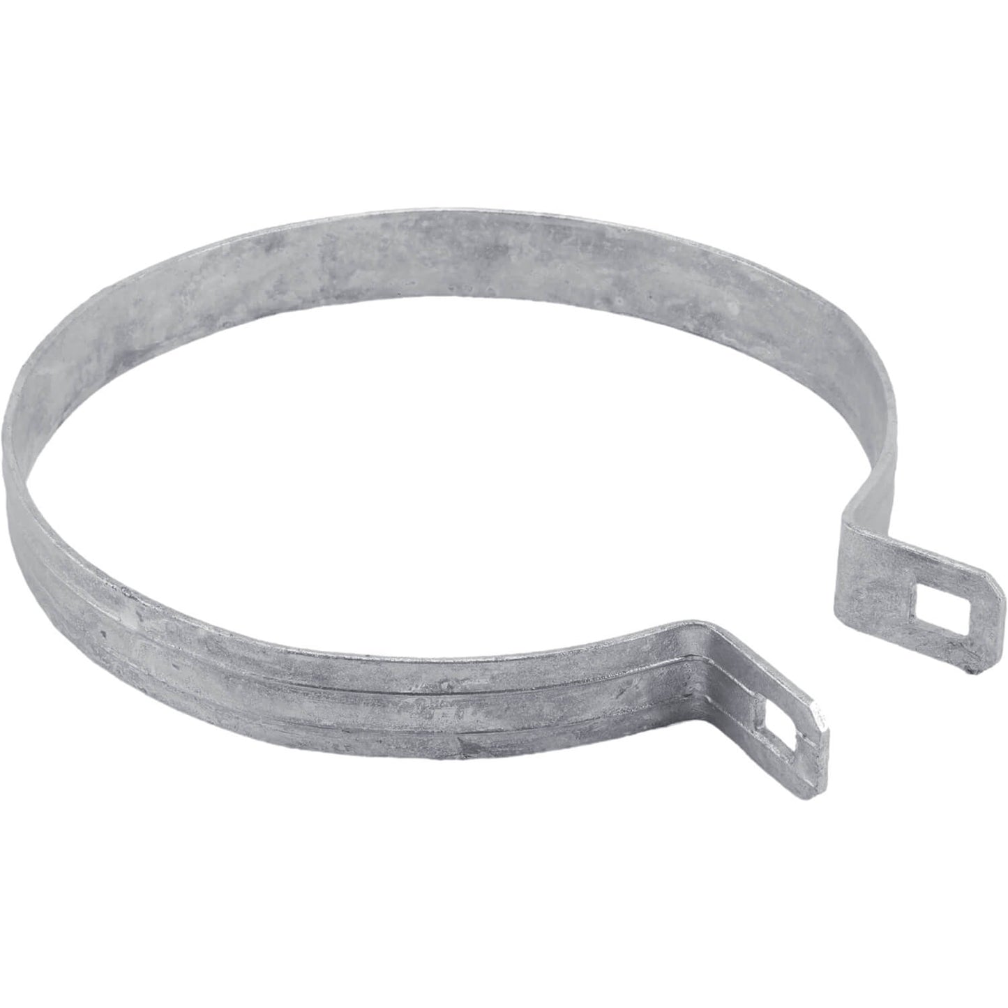 Brace Band for Chain Link Fence - Galvanized Chain Link Brace Band. Attach Rail Ends to terminal post, corner fence post, end fence post, gate fence post or gate frame