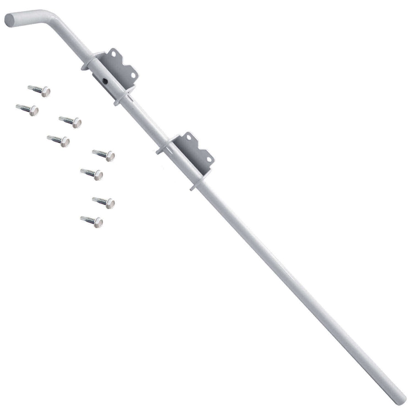 Vinyl Fence Gate Drop Rod - AKA Gate Drop Pin, Cane Bolt - Drop Rod -