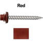 12 x 2"  Stainless Steel Metal Roofing Screw (250) Hex ReGrip Sheet Metal Roof Screw. Sharp Point metal to wood siding screws. 5/8" EPDM washer. Most Colors Are Special Order Only