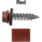 #14 x 1"  Metal ROOFING SCREWS: (250) Screws Hex Head Sheet Metal Roof Screw. Self starting metal to wood sheet metal screws with EPDM washer. For corrugated roofing