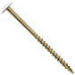 Bronze Star Exterior WHITE Coated Round Head - Cabinet Wood Screw with Torx/Star Drive Head. Multipurpose Exterior/Interior Coated Torx/Star Drive Wood Screws