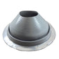 Dektite GRAY EPDM Flexible Round Pipe Flashing - Metal Roof Jack Pipe Boot - Metal Roofing Pipe Flashing