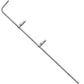 Chain Link Gate Cane Bolt (Single or Double Gate) 1-3/8" X 32"