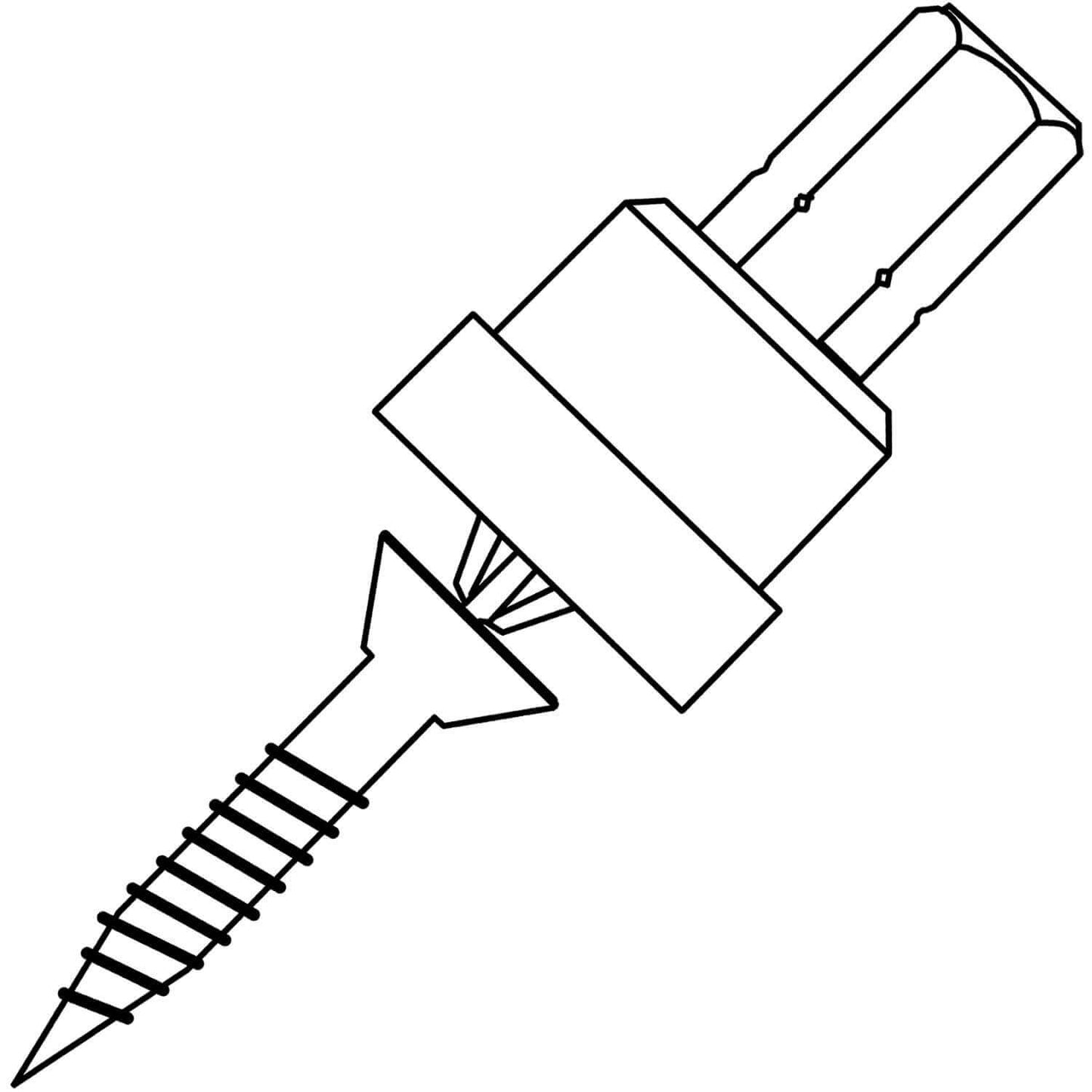 DRYWALL BIT - : 1 inch long #2 Phillips Sheetrock bit (1/4" shank) for drywall installation