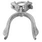 Chain Link Fence Gate Fork Latch - Commercial Heavy Duty - Malleable - Galvanized Gate Latch With Hole for Padlock