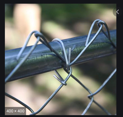 Black Chain Link Wire Ties and Chain Link Hook Ties, or Chain Link Fence Tie Wires.