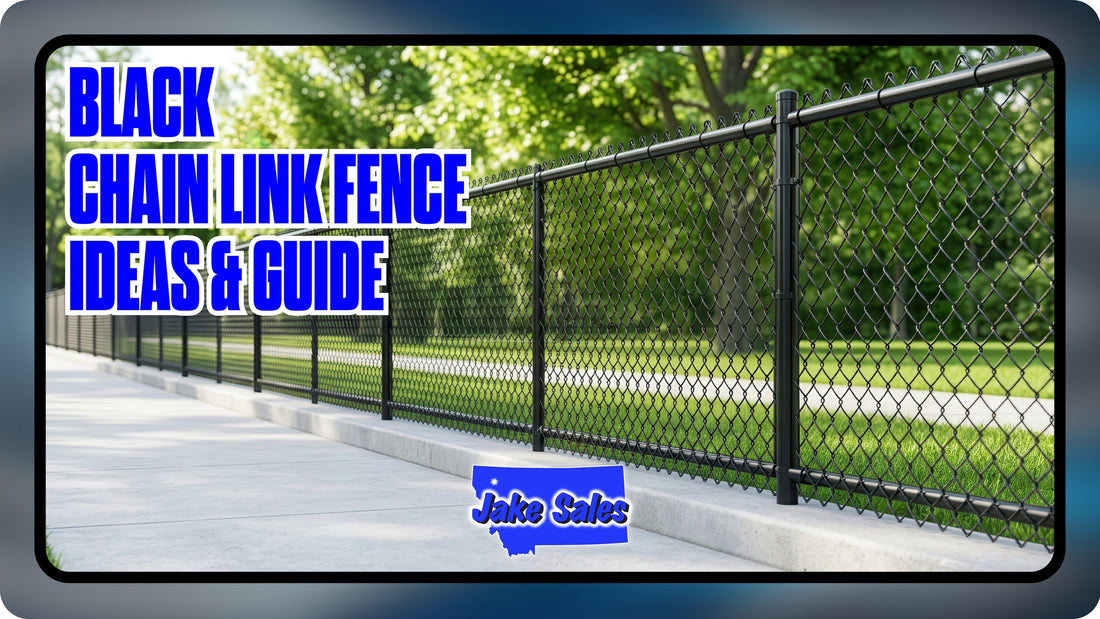Black Chain Link Fence Ideas & Guide
