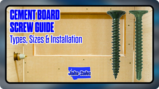 Cement Board Screw Guide