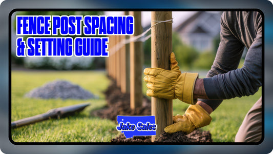 Fence Post Spacing & Setting Guide