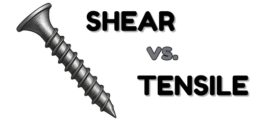Shear strength vs. tensile strength