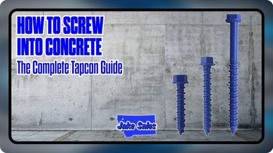 How to screw into concrete tapcon guide blog header