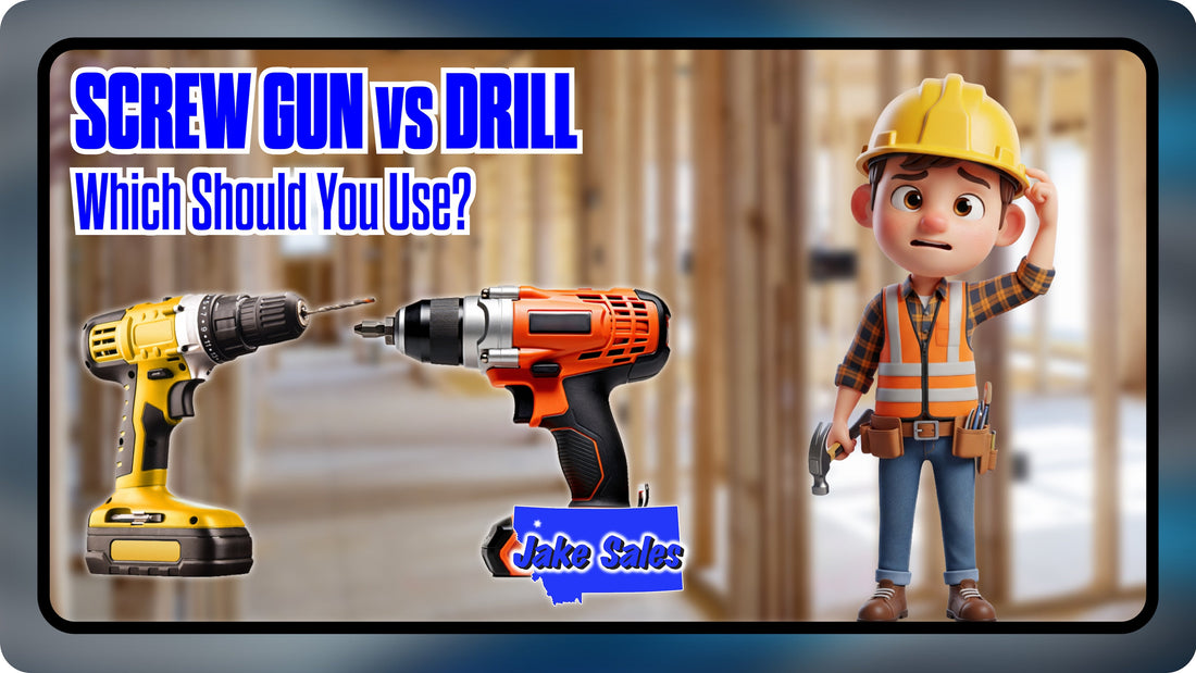 Screw Gun vs Drill