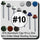 10 Zinc Aluminum Cap MINI-DRILLER Roofing Screws