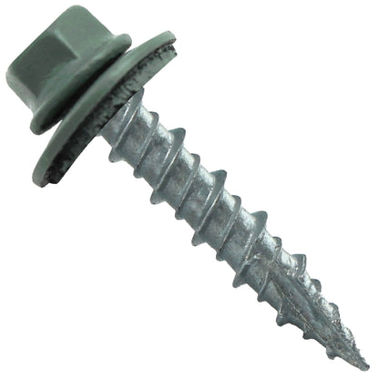 10x1" Metal Roofing Screw  - HEMLOCK GREEN (CLEARANCE)