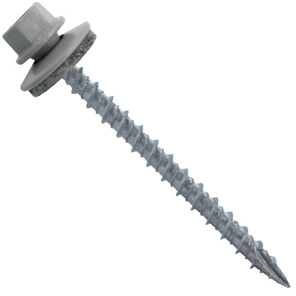 10x2-1/2" Metal Roofing Screw  - OLD TOWN GRAY (CLEARANCE)