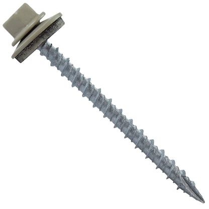 10x2-1/2" Metal Roofing Screw - ASH GRAY (CLEARANCE)