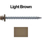 10x2-1/2" Metal Roofing Screw  - LIGHT BROWN (CLEARANCE)