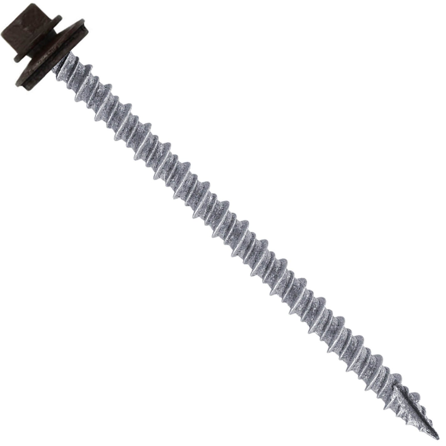 10x3" Metal Roofing Screw  - MANSARD BROWN (CLEARANCE)