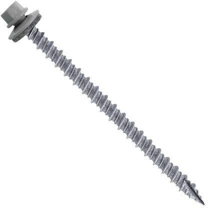 10x3" Metal Roofing Screw  - OLD TOWN GRAY (CLEARANCE)