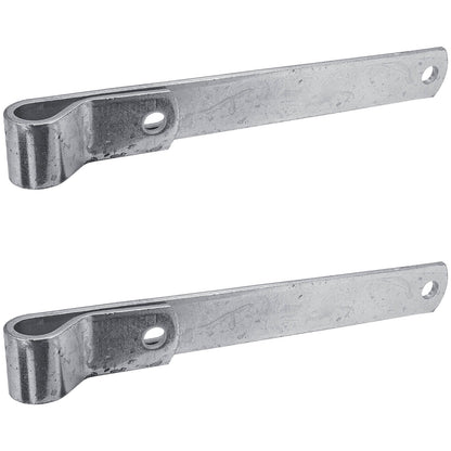 10 inch heavy duty strap hinge pair angle
