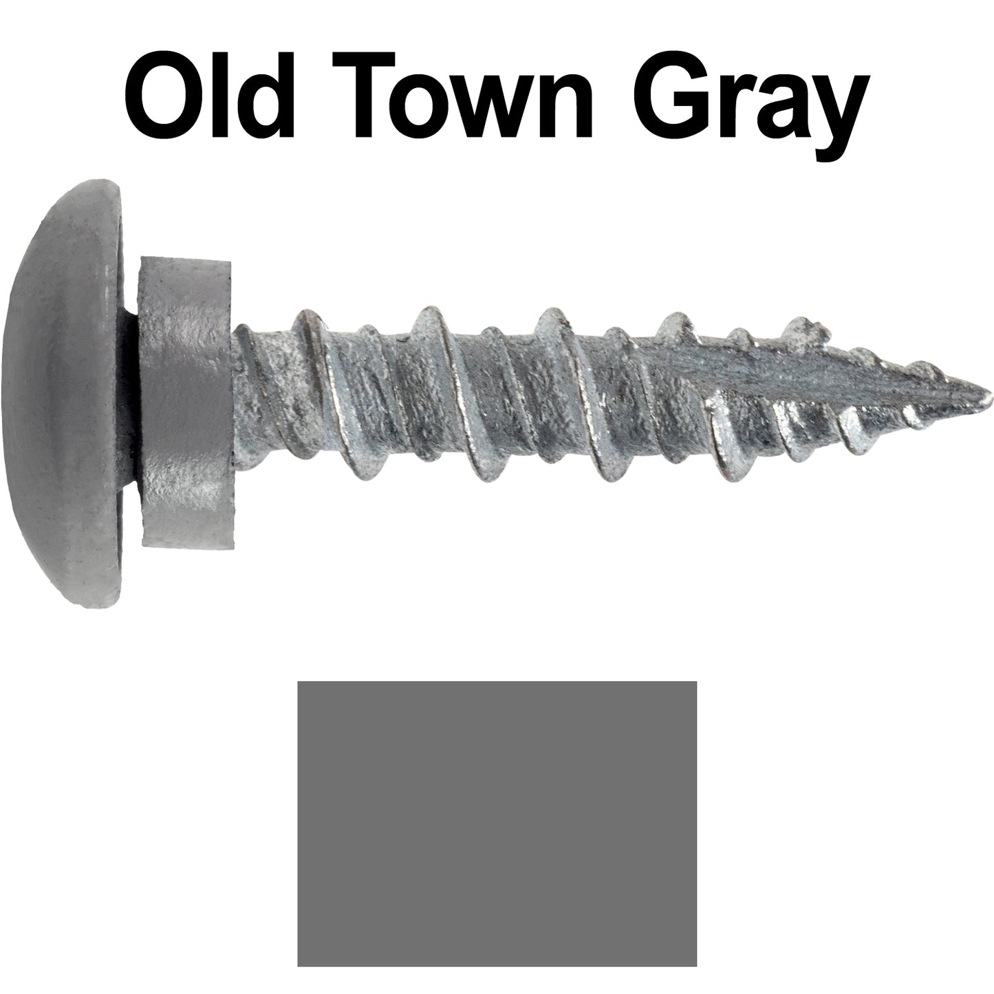 10 x 1 oldtown gray loprofile horz