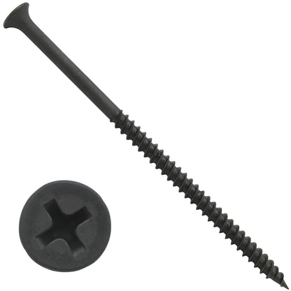 #10x4" Gray Phosphate Fine Thread Drywall Screws - For Metal Studs (Clearance)