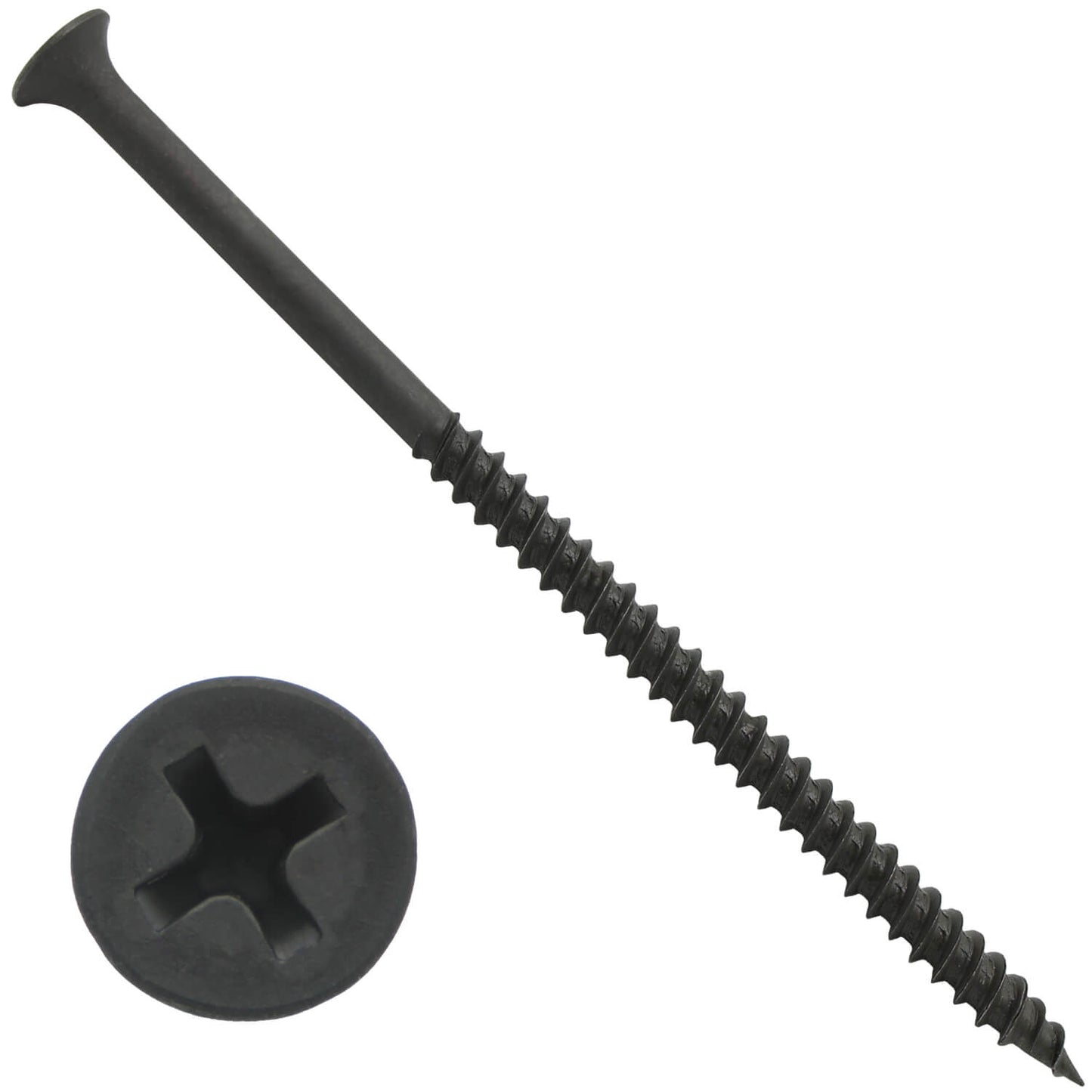 #10x4" Gray Phosphate Fine Thread Drywall Screws - For Metal Studs (Clearance)